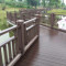 wpc composite stair railing/garden railing/playground railing outdoor