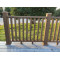 Outdoor easy installation co-extrusion wpc railing/ garden railing