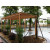 Fashion designed outdoor wood plastic composite pergola/wood composite lumber pergola for garden