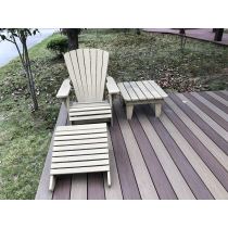 Quality warranty wood plastic composite bench outdoor wpc bench/chairs