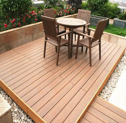 Outdoor-Coextrusions-Holz-Kunststoff-Verbunddeckboden