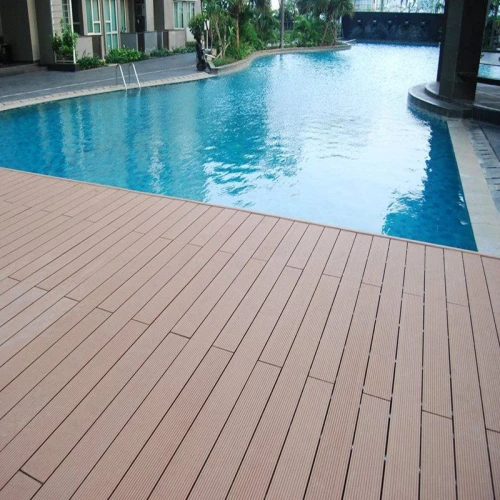 Decking Wpc | Pavimento per esterni in composito di plastica e legno ecologico per l'abbellimento esterno