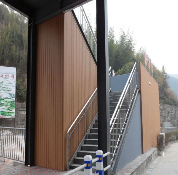 Revestimiento de pared compuesto de madera y plástico exterior de wpc