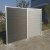 Outdoor wood pladtic composite fence