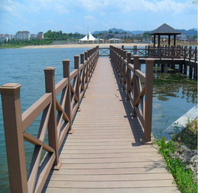 wpc composite stair railing/garden railing/playground railing outdoor
