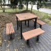 Banco de madeira composta de plástico de garantia de qualidade banco / cadeiras de wpc ao ar livre