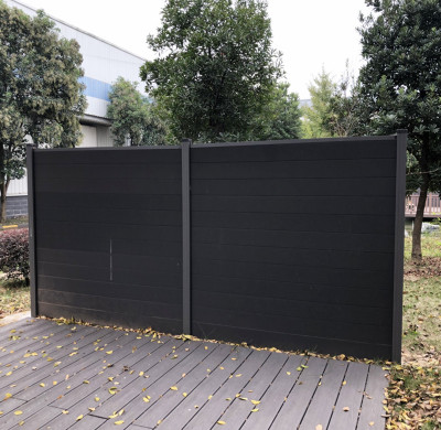 Durable no cracking wood plastic composite fence