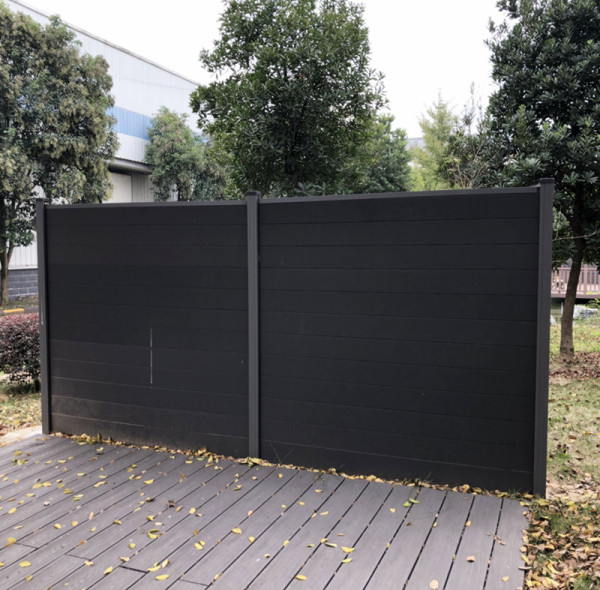 Valla compuesta de plástico de madera duradera sin grietas