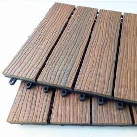 High end skirted wpc decking Co-extrusion easy install Tiles