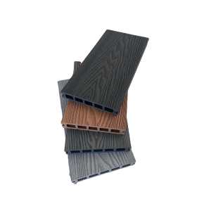 Anit-Slip Durable 3D Deep Embossed Wood Grain Conventional Wood Plastic WPC Composite Decking
