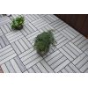 WPC Deck Tiles DIY Interlocking Decking Tiles Outdoor|Wood Plastic Composite Patio Deck Tiles