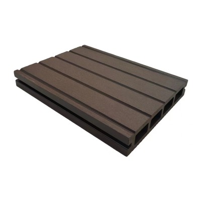 Natural Wood Deck Composite Material Hollow Decking Board Classic WPC Outdoor Board for Garden