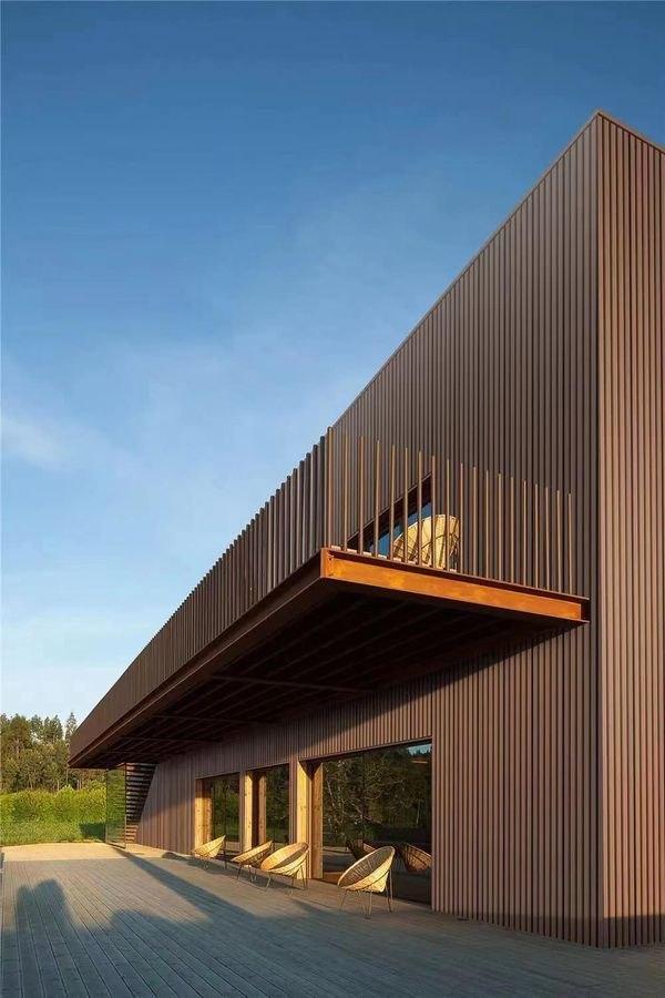 HOHEcotech ASA capped PVC wall cladding on a building facade