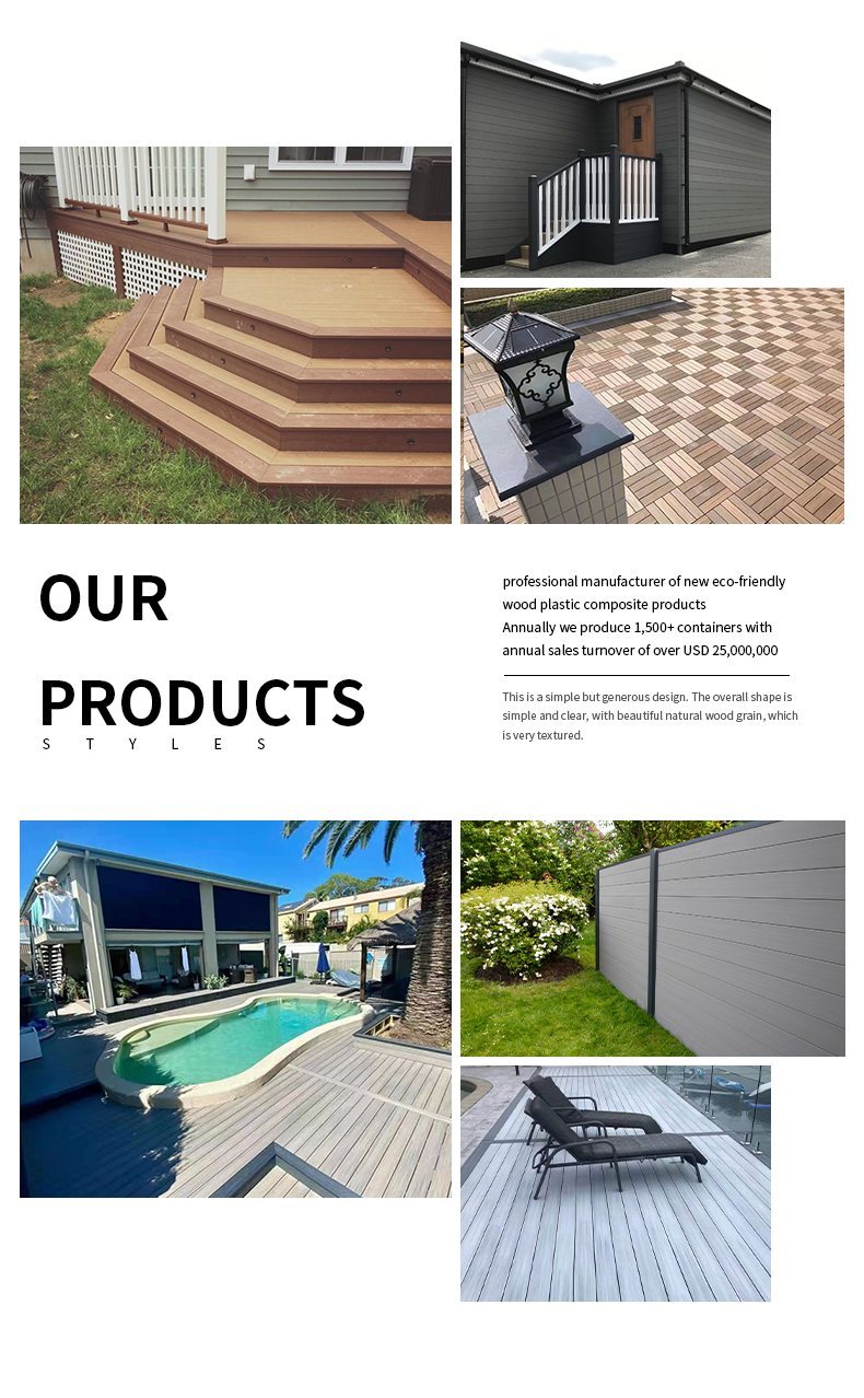 Wood plastic products