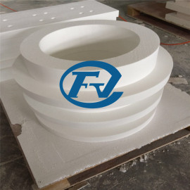 irregular shaped recrystallized fiber products for high temperature furnace