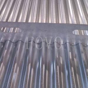 Chapa ondulada en acero galvanizado - 6000x1100x1 mm Ferros La Pobla