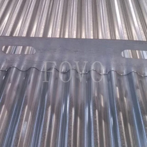 Hoja corrugada galvanizada S250GD Z275 en 2.0mm