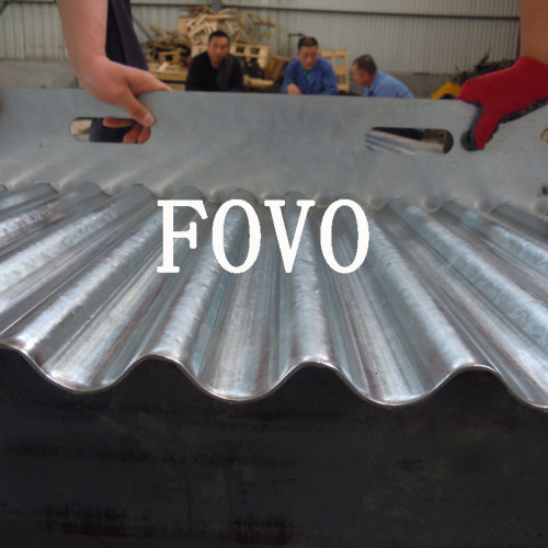 Hoja de acero corrugado galvanizado en un espesor de 1.0mm/1.5mm/2.0 mm