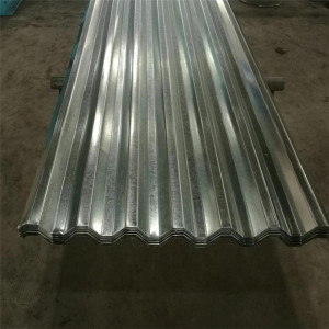 forma trapezoidal galvanizada hoja de acero corrugado 750mm