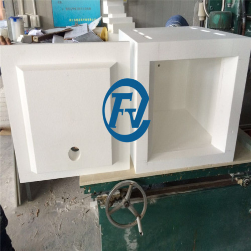 ceramic fiber resistance chamber furnace with Sic rod and MoSi2 heating elements