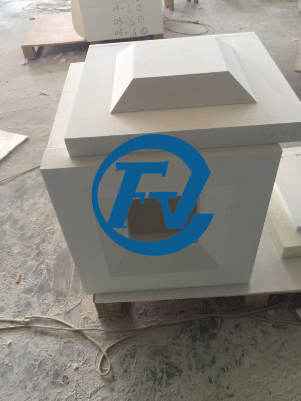 1750C continuous working temperature ceramic fiber furnace chamber