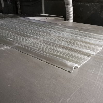 FRP clear corrugated fiberglass roof panel