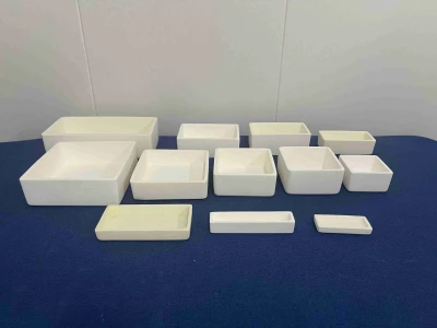 1800C Thermal Analysis Ceramic Alumina Crucible with Lid