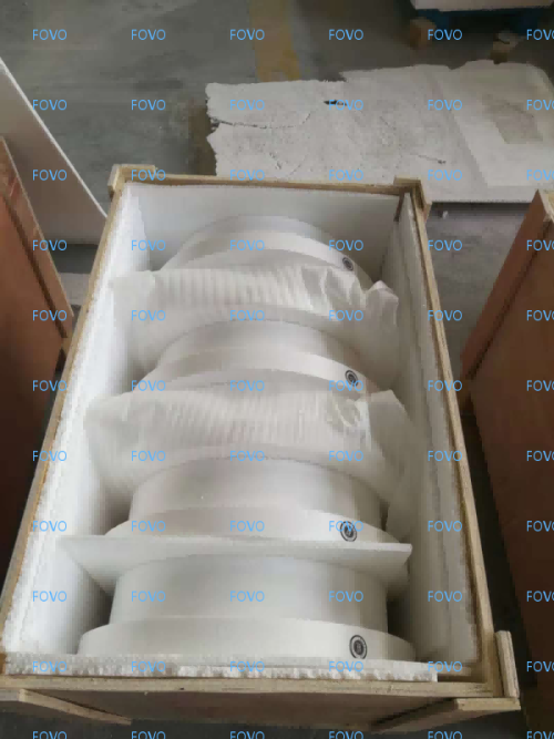 irregular shaped recrystallized ceramic fiber products for high temperature furnace