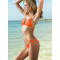 Cool Summer Orange Bikini set with adjustable strap in back and aside, sexy ladies swimsuit