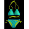 New Arriva! Hot Sexy Light Blue Bikini set swimsuit With Bra Pads Inside