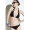 Hot Style Black Color lady's halter swimsuit, swimwear Size S/M