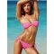 Nice bright shiny green and pink color hot bikini summer beachwear special design for women
