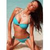 New Arrival! Light Blue halter strap bikini set for summer holiday beachwear