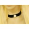 Simple style women's adjustable velvet strip necklace
