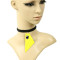 Special T style black lace geometrical necklace