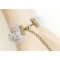 Unique design handmade vintage princess lace bracelet and ring