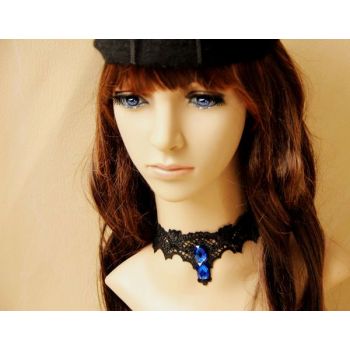 Hot style ladies royal short collar lace necklace