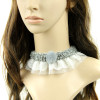 Grey common ladies lace short necklace accept mix order