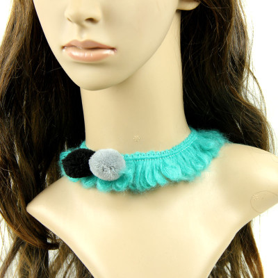 Wholesale cute and fashion wool necklace for girls