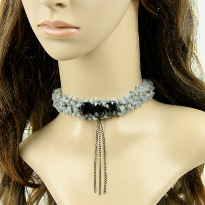 Fringe style sexy short necklace accessory for party