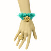 2012 Bracelet Blue Bracelet&Bangle Yellow Woolen Flower Ring