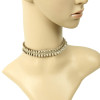 Handmade champagne lace detachable collar necklace