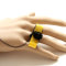 Fashion Lace Bracelet with Yellow Ring Together