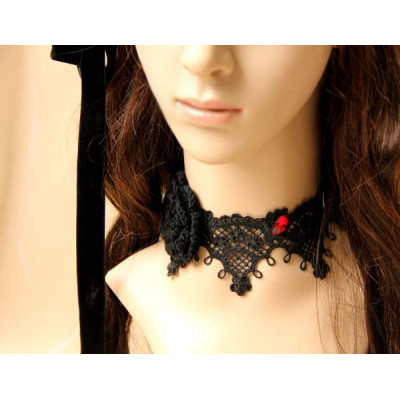 Unique design lace short necklace for sexy ladies wholesale