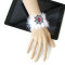 2012 Fashion Design Gothic Spider Web White Lace Bracelet