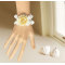 Yellow Flower White Lace friendship bracelet For Women