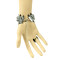 Grey fashion style wristband with ring sets for ladies