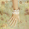 Princess's White Lace Wristband From Wholesaler