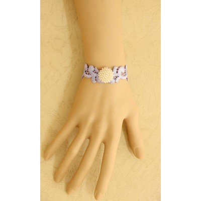 Romanic Purple Lace Bracelet For Ladies