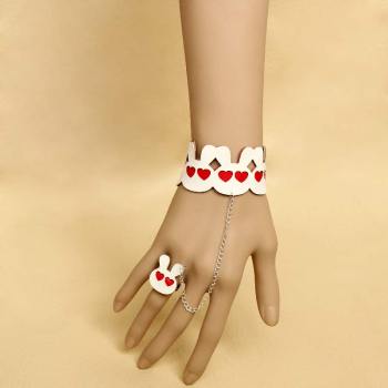 Cute Rabbit Bracelet and Ring for women